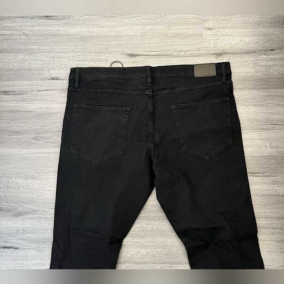 Good Counsel Men’s Plus Size 48WX34 Distressed Thurmond Taper Jeans Black - Picture 7 of 9